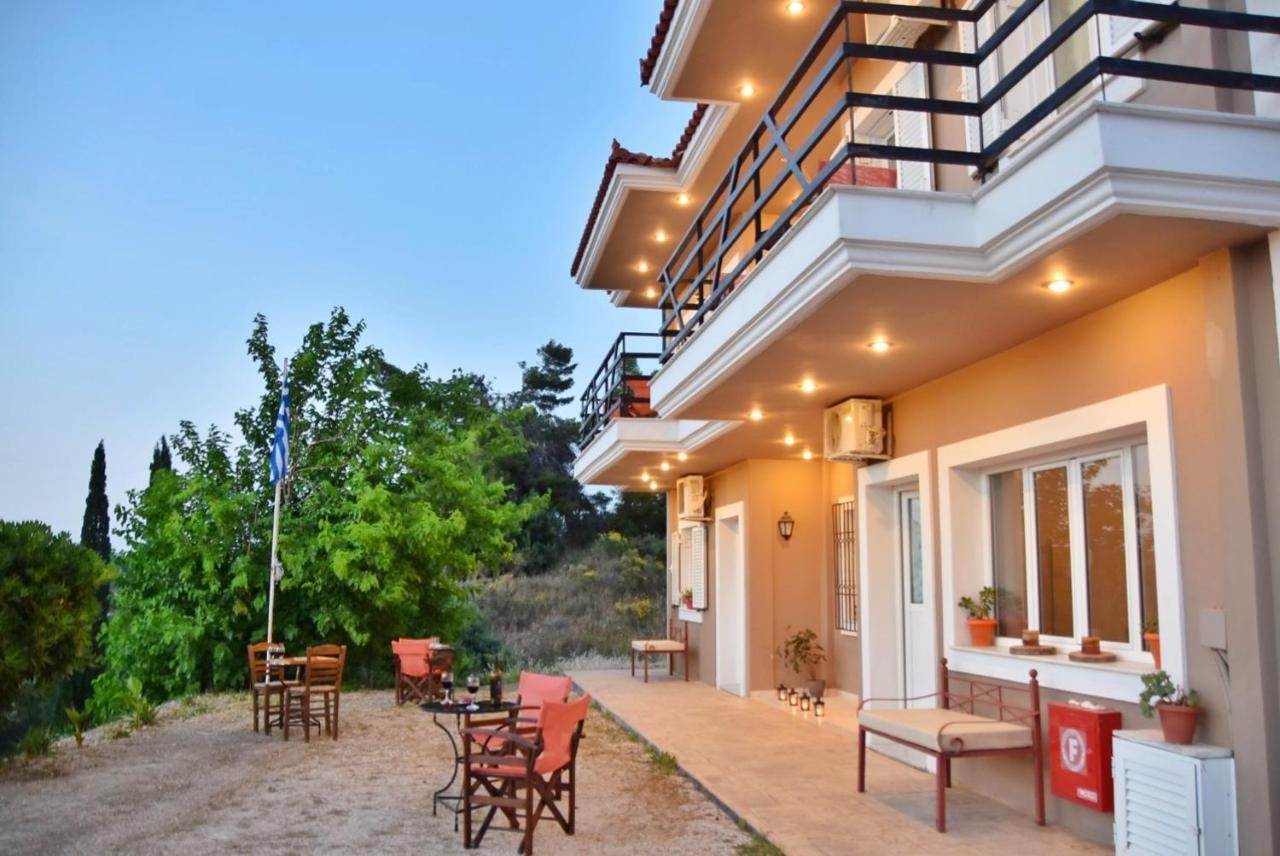 Anemomylos Apartments Ликсури Экстерьер фото