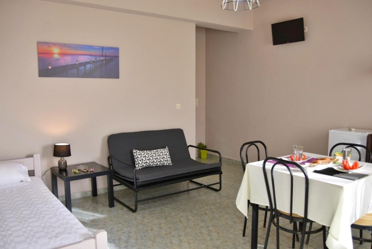 Anemomylos Apartments Ликсури Экстерьер фото