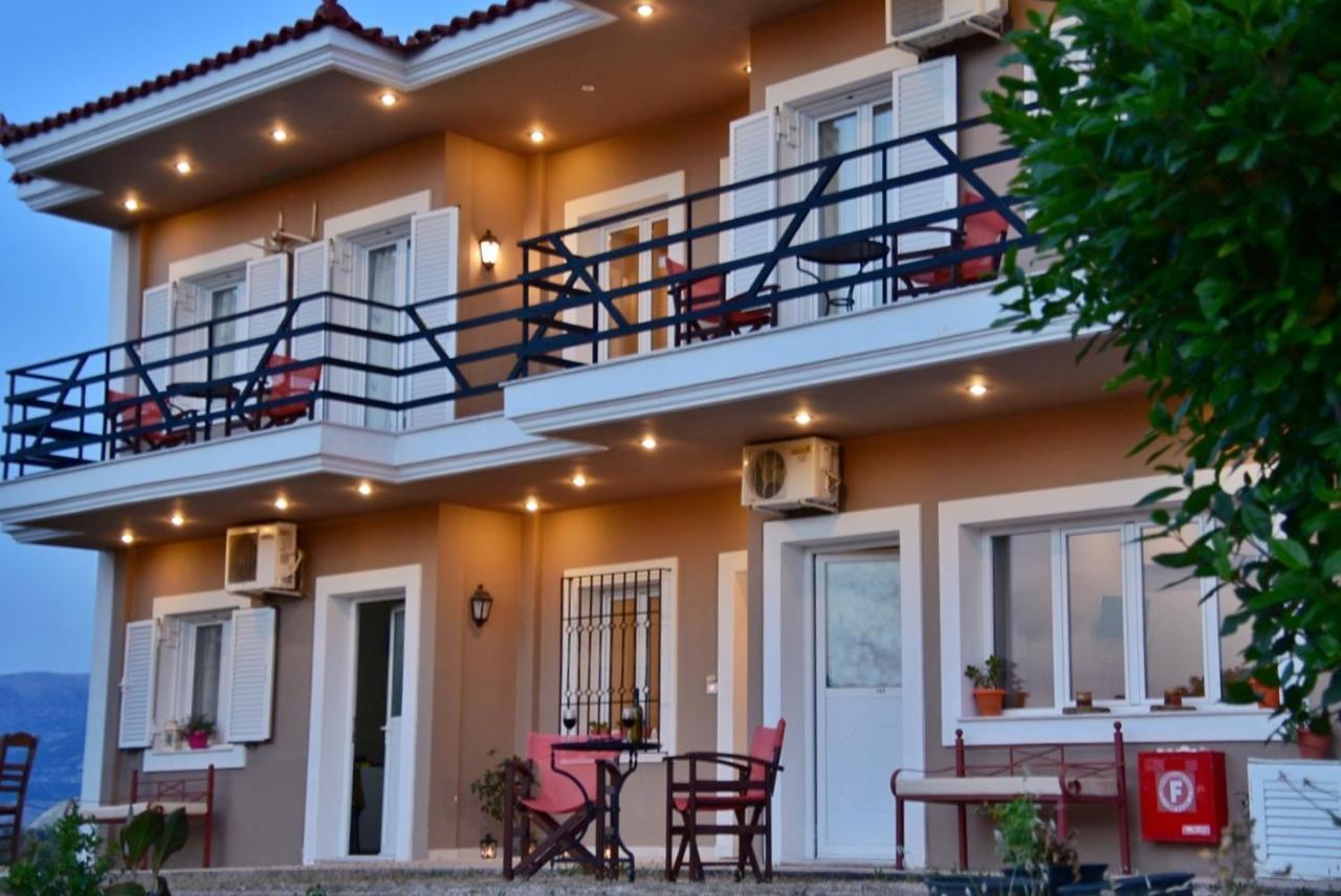 Anemomylos Apartments Ликсури Экстерьер фото